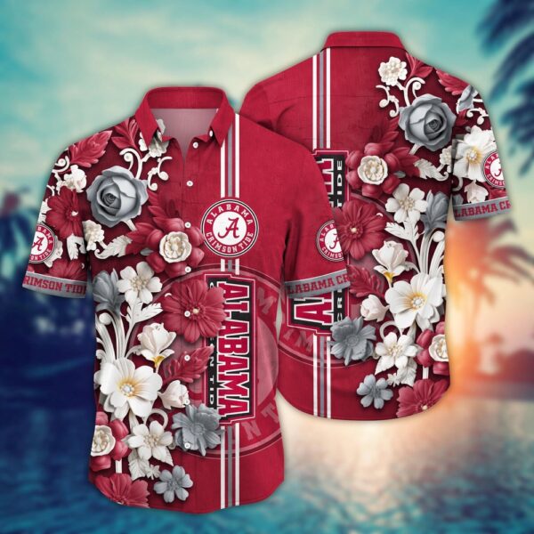 NCAA Alabama Crimson Tide Hawaiian Shirt Fusion Delight For Sports Fans