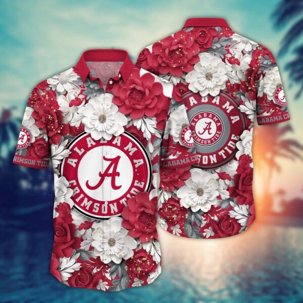 NCAA Alabama Crimson Tide Hawaiian Shirt Spectacular Aloha Symphony For Fans