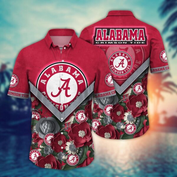 NCAA Alabama Crimson Tide Hawaiian Shirt Tropic Twist For Fans