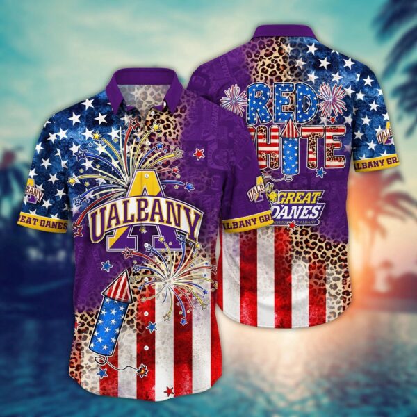 NCAA Albany Great Danes Hawaiian Shirt Aloha All Star Style Gift For Fans