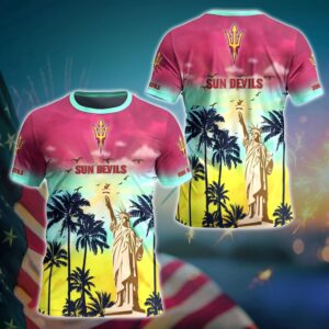 NCAA Arizona State Sun Devils 3D T-Shirt Chic Campus Vibes Magic For Fans