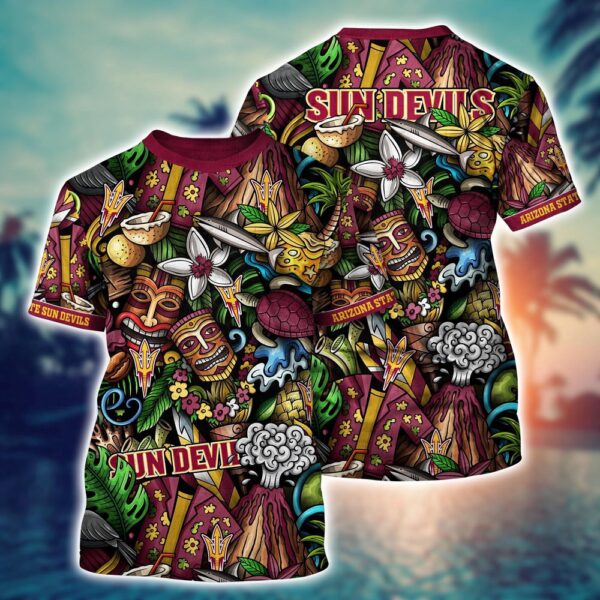 NCAA Arizona State Sun Devils 3D T-Shirt Fashion Forward Vibes For Fans