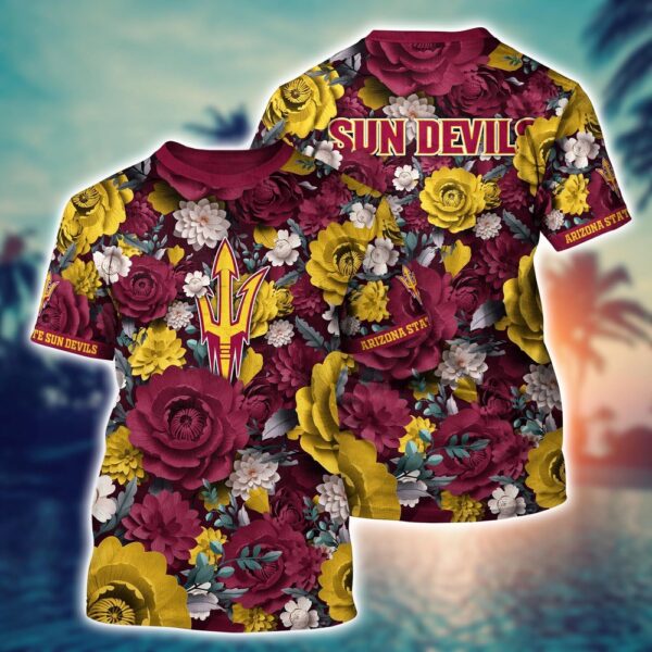 NCAA Arizona State Sun Devils 3D T-Shirt Trendsetting Threads Fashion For Sports Fans