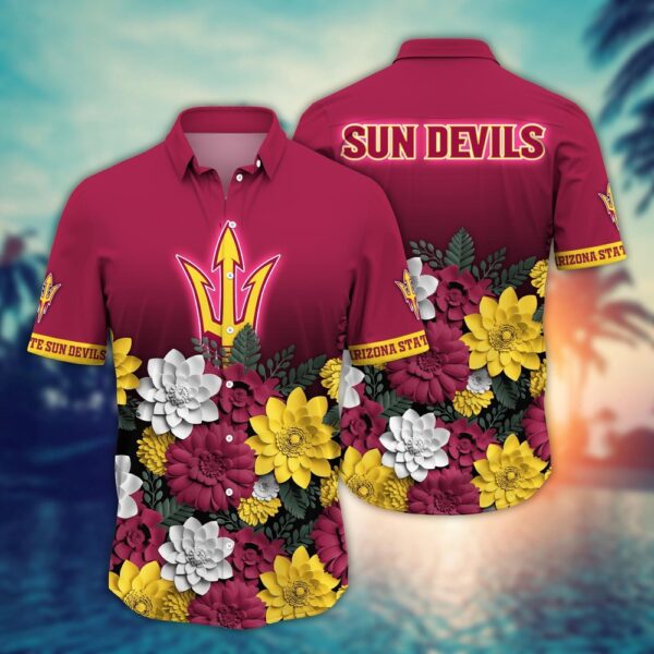 NCAA Arizona State Sun Devils Hawaiian Shirt Spectacle Swing For Fans