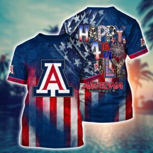 NCAA Arizona Wildcats 3D T-Shirt Athletic Trends For Fans