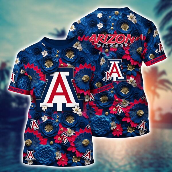 NCAA Arizona Wildcats 3D T-Shirt Euphoria in Every Stitch For Sports Fans