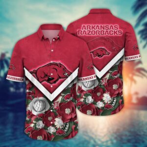 NCAA Arkansas Razorbacks Hawaiian Shirt…