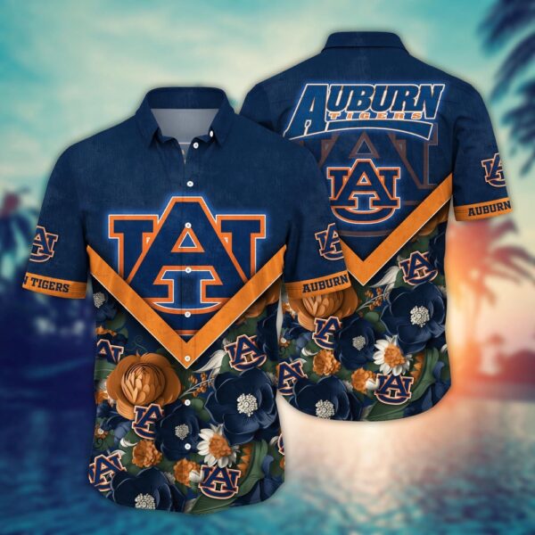 NCAA Auburn Tigers Hawaiian Shirt Tropic Twist For Fans