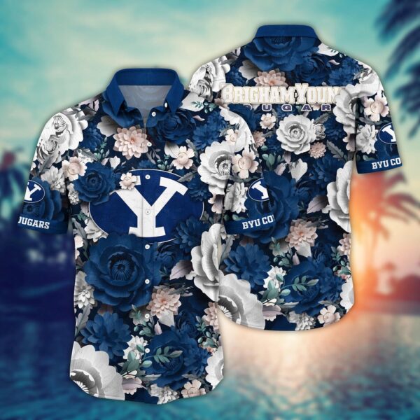 NCAA BYU Cougars Hawaiian Shirt Champion Elegance For Fans