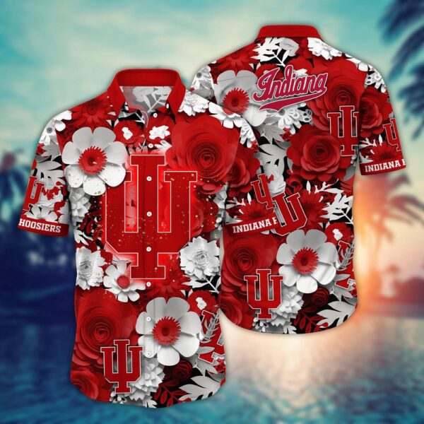 NCAA Indiana Hoosiers Hawaiian Shirt Grandstand Gala For Fans