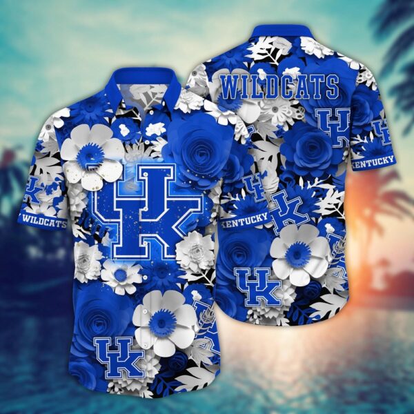 NCAA Kentucky Wildcats Hawaiian Shirt Tropic Tunes For Fans