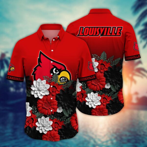 NCAA Louisville Cardinals Hawaiian Shirt Spectacle Swing For Fans