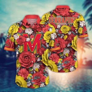 NCAA Maryland Terrapins Hawaiian Shirt…