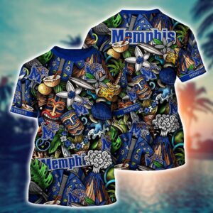 NCAA Memphis Tigers 3D T-Shirt…