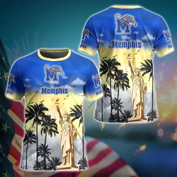 NCAA Memphis Tigers 3D T-Shirt Tee Parade For Fans