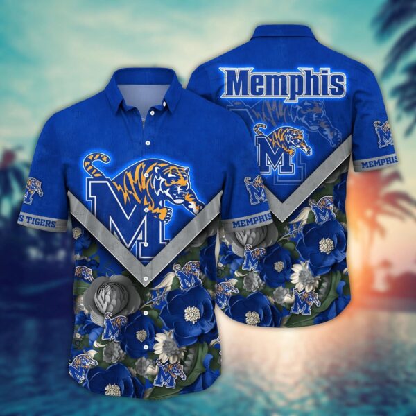 NCAA Memphis Tigers Hawaiian Shirt Tropic Twist For Fans