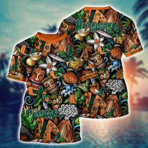 NCAA Miami Hurricanes 3D T-Shirt…