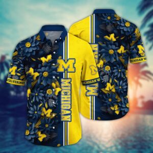 NCAA Michigan Wolverines Hawaiian Shirt…