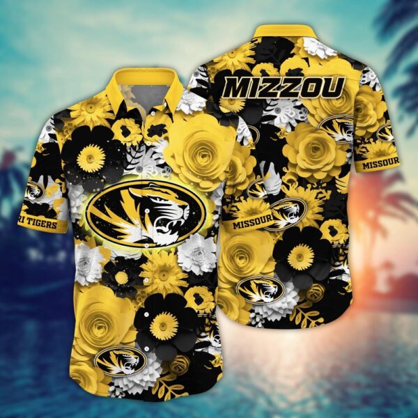 NCAA Missouri Tigers Hawaiian Shirt Tropic Tunes For Fans