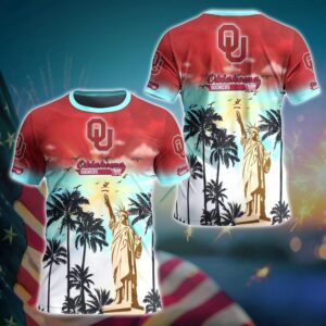 NCAA Oklahoma Sooners 3D T-Shirt…