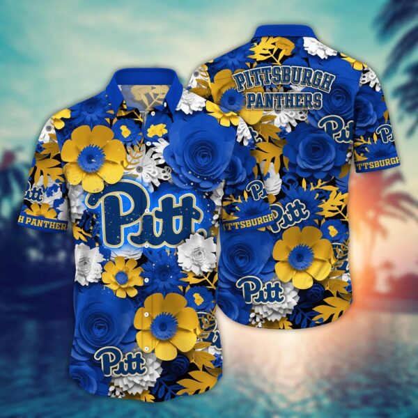 NCAA Pittsburgh Panthers Hawaiian Shirt Grandstand Gala For Fans