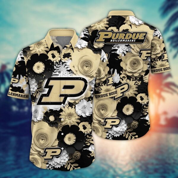 NCAA Purdue Boilermakers Hawaiian Shirt Grandstand Gala For Fans