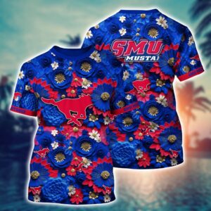 NCAA SMU Mustangs 3D T-Shirt…