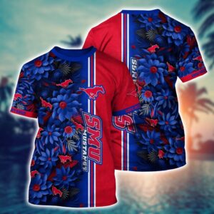 NCAA SMU Mustangs 3D T-Shirt…