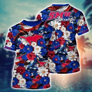 NCAA SMU Mustangs 3D T-Shirt…