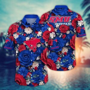 NCAA SMU Mustangs Hawaiian Shirt…