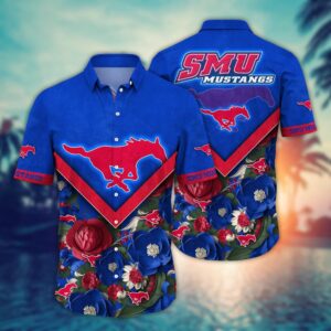 NCAA SMU Mustangs Hawaiian Shirt…