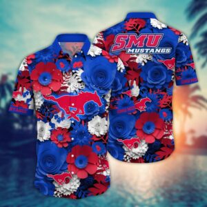 NCAA SMU Mustangs Hawaiian Shirt…