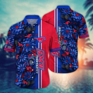 NCAA SMU Mustangs Hawaiian Shirt…