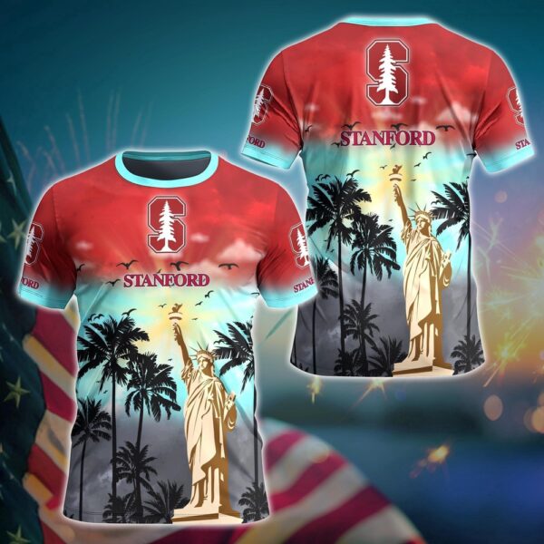 NCAA Stanford Cardinal 3D T-Shirt Tee Parade For Fans