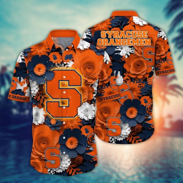 NCAA Syracuse Orange Hawaiian Shirt Tropic Tunes For Fans