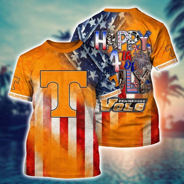 NCAA Tennessee Volunteers 3D T-Shirt Sporty Bliss For Fans