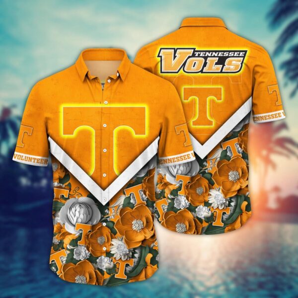 NCAA Tennessee Volunteers Hawaiian Shirt Blossom Blaze For Fans