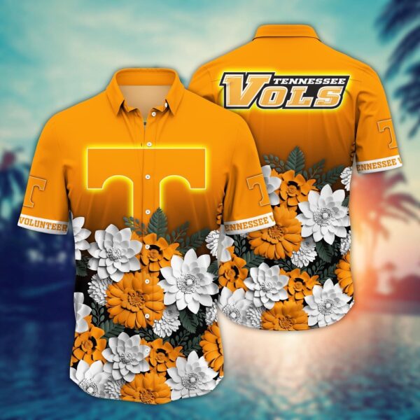 NCAA Tennessee Volunteers Hawaiian Shirt Spectacle Swing For Fans