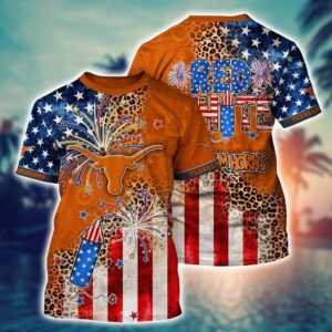 NCAA Texas Longhorns 3D T-Shirt…