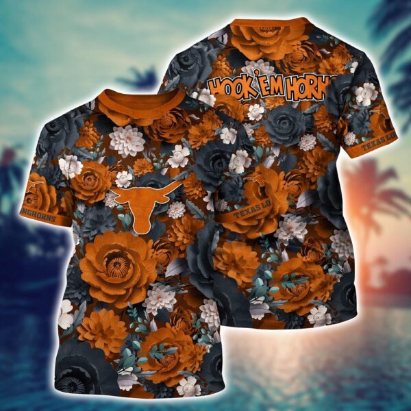 NCAA Texas Longhorns 3D T-Shirt Trendsetting Threads Fashion For Sports Fans