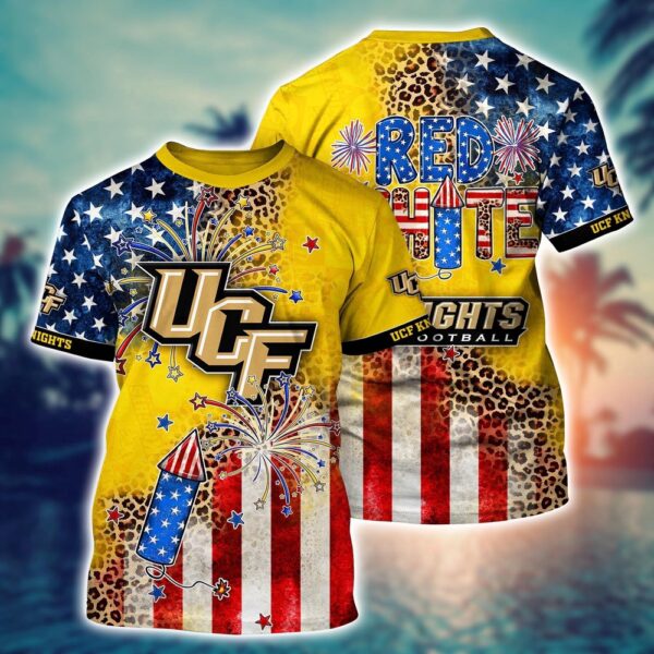 NCAA UCF Knights 3D T-Shirt Sleek Campus Style For Fans