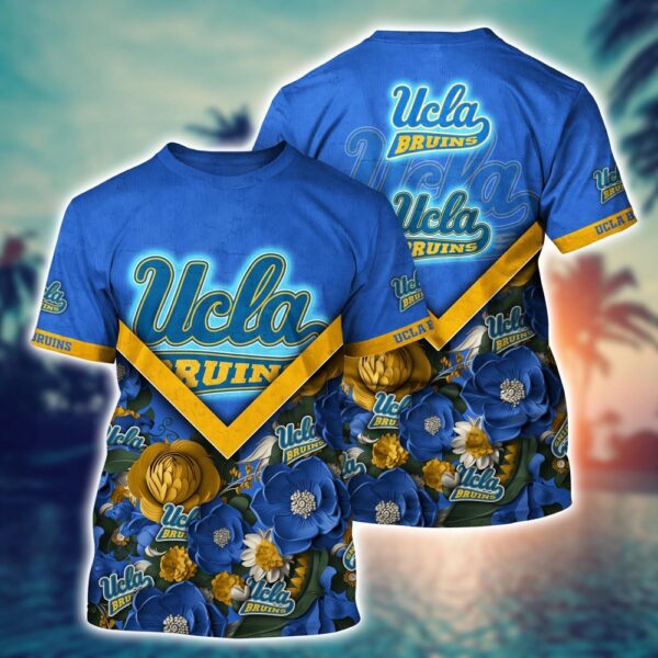 NCAA UCLA Bruins 3D T-Shirt Sporty Elegance Bliss For Sports Fans