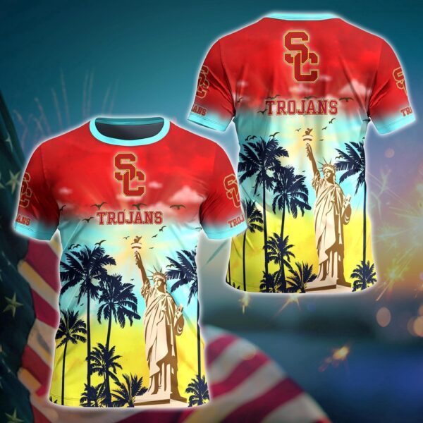 NCAA USC Trojans 3D T-Shirt Tee Parade For Fans