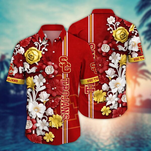 NCAA USC Trojans Hawaiian Shirt Fusion Delight For Sports Fans