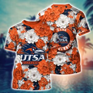 NCAA UTSA Roadrunners 3D T-Shirt…