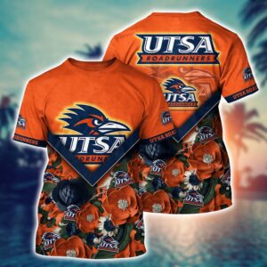 NCAA UTSA Roadrunners 3D T-Shirt…