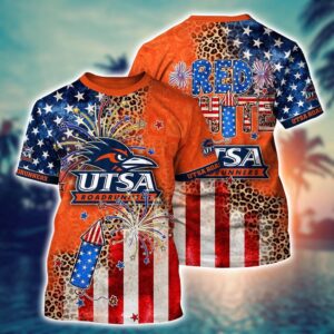 NCAA UTSA Roadrunners 3D T-Shirt…