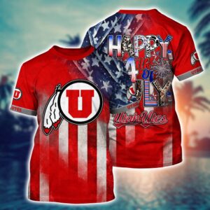 NCAA Utah Utes 3D T-Shirt…