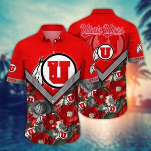 NCAA Utah Utes Hawaiian Shirt…