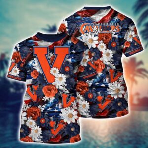 NCAA Virginia Cavaliers 3D T-Shirt…